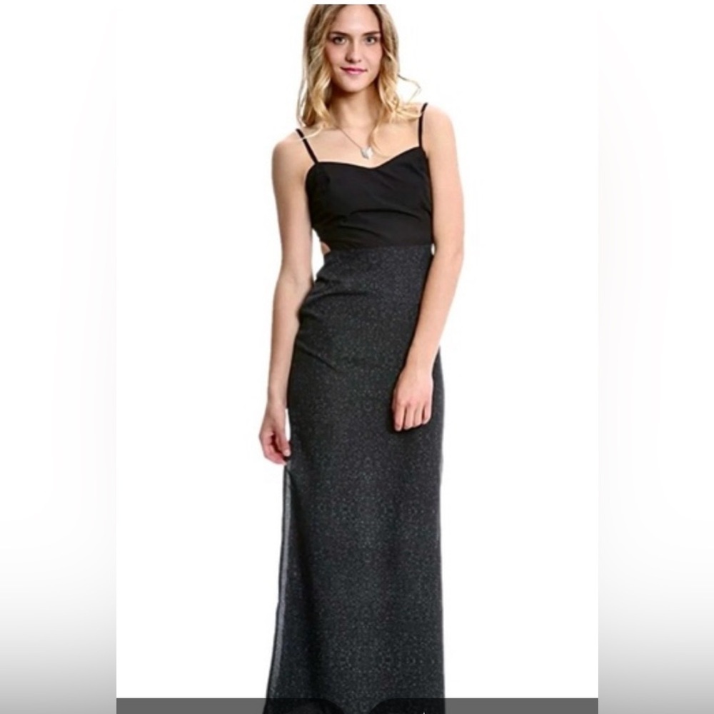 Hurley Paige Cut-Out Maxi Dress size small